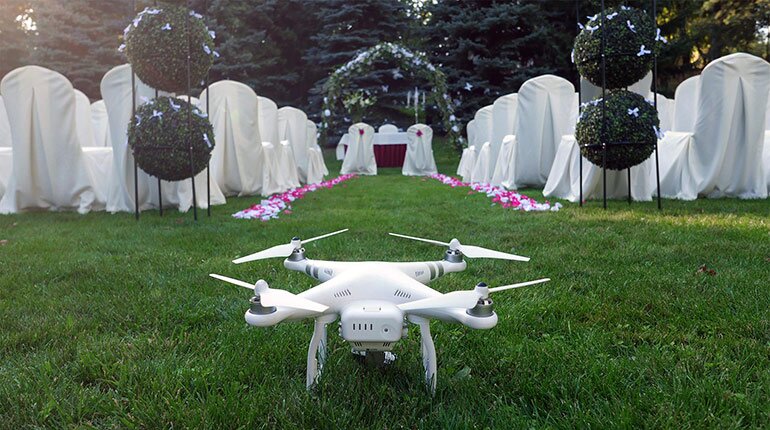 wesele z drona